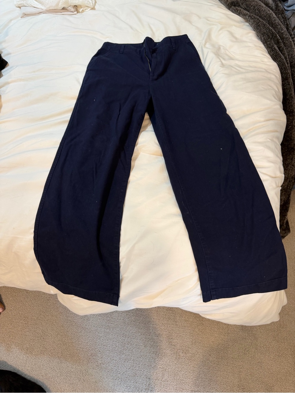 GAP Wide Leg Pants Navy Blue